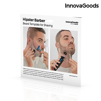 Hipster Barber skäggmall för rakning InnovaGoods