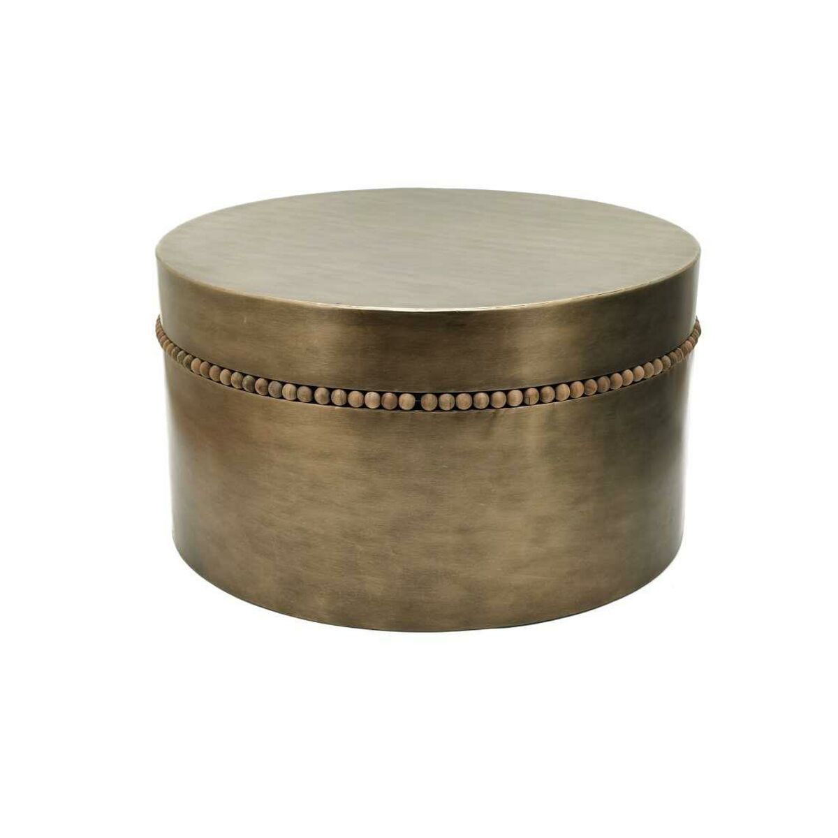 Sidobord DKD Home Decor 76 x 76 x 42 cm Gyllene Metall - 2
