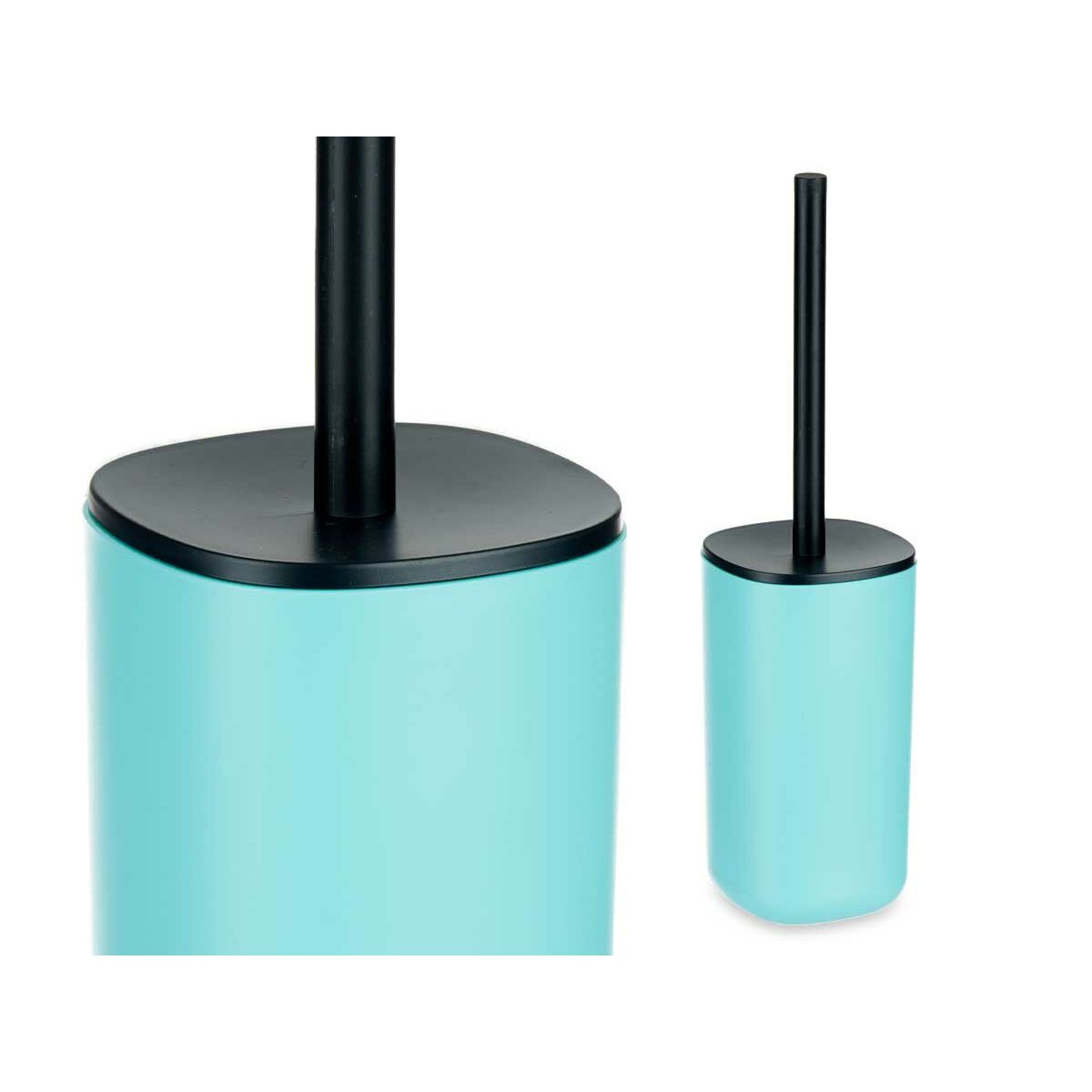 Toalettborste Berilo Grön polystyren 9,6 x 35 x 9,6 cm (6 antal) - 4