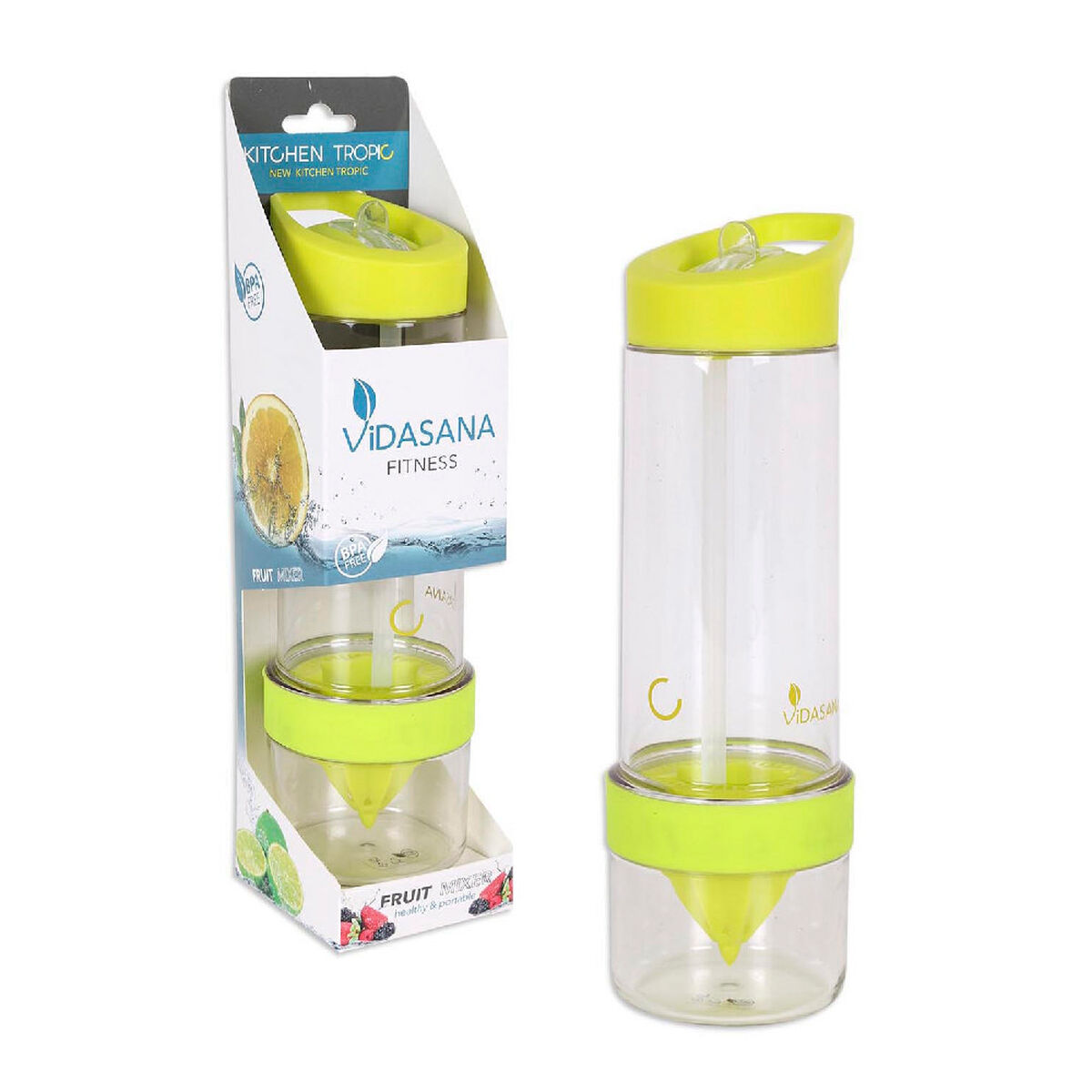Flaska Kitchen Tropic Gul Mixer 7,5 x 24,5 cm - 2