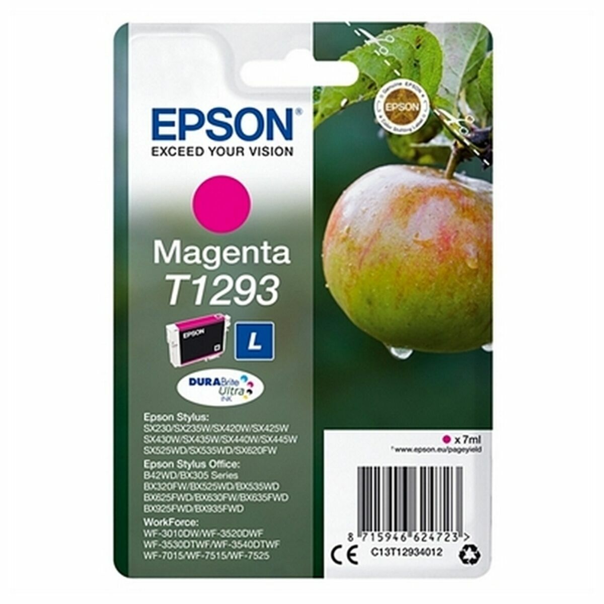 Original Bläckpatron Epson C13T12934011 Magenta - 2