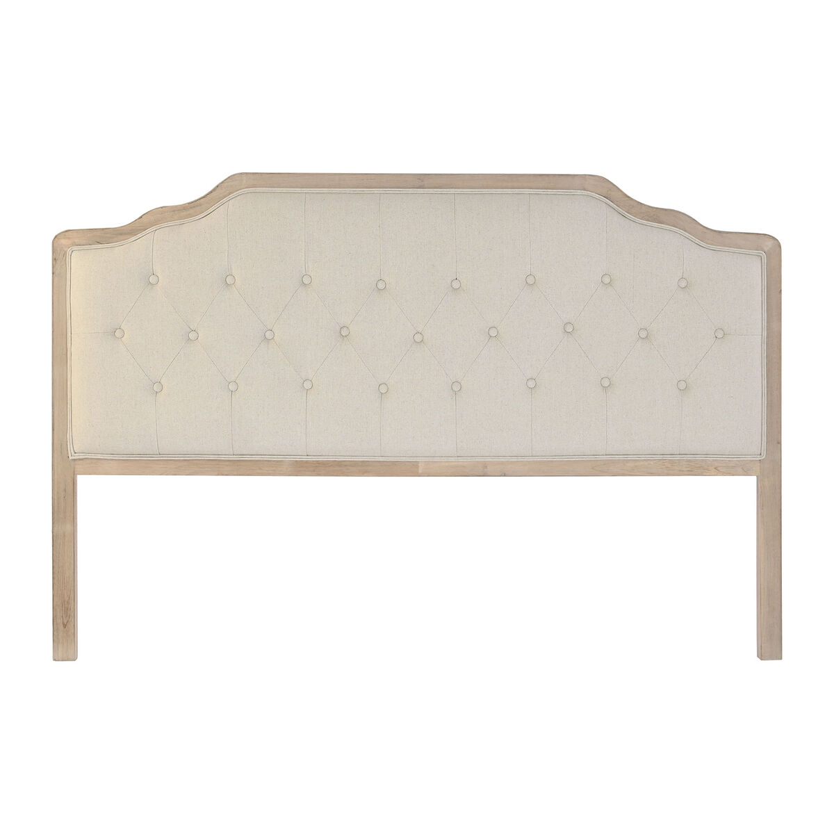 Sänggavel DKD Home Decor Beige Tölgy 180 x 10 x 120 cm
