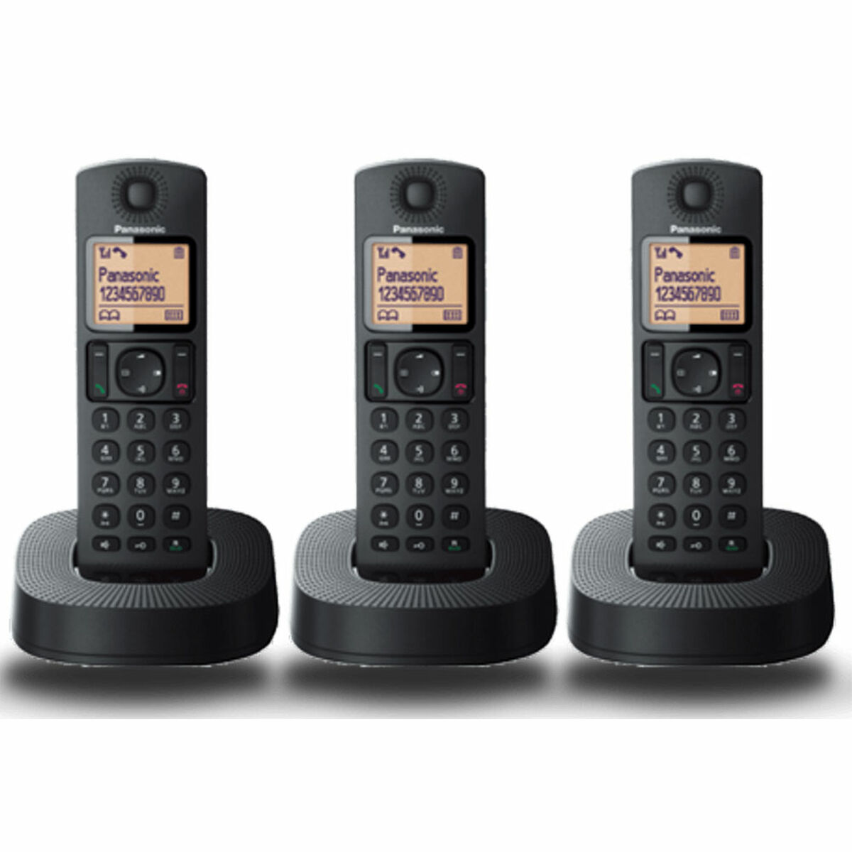 Trådlös Telefon Panasonic KXTGC313SPB Svart