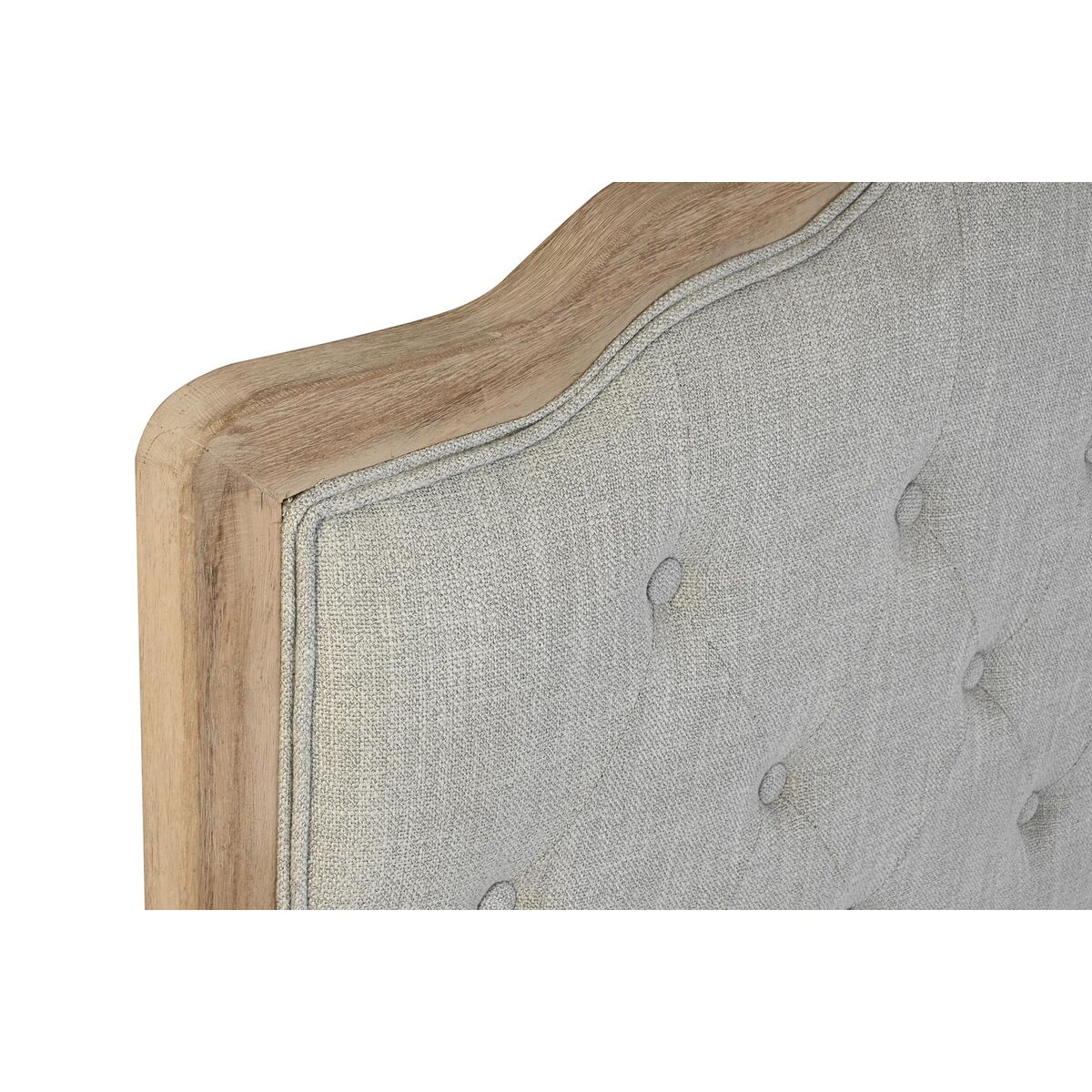 Sänggavel DKD Home Decor Ljusgrå Tölgy 180 x 10 x 120 cm - 2