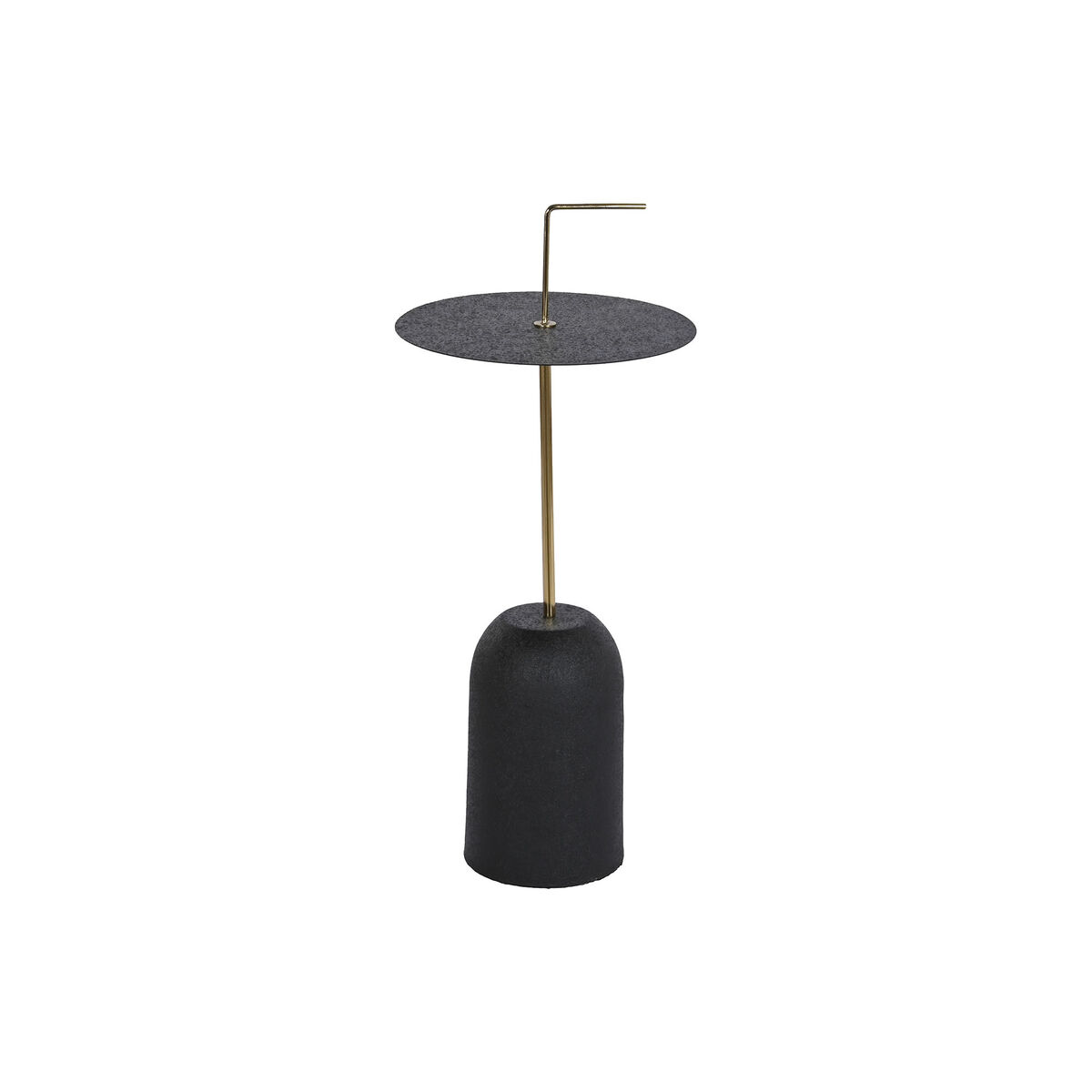 Sidobord DKD Home Decor 30 x 30 x 68 cm Svart Gyllene Järn