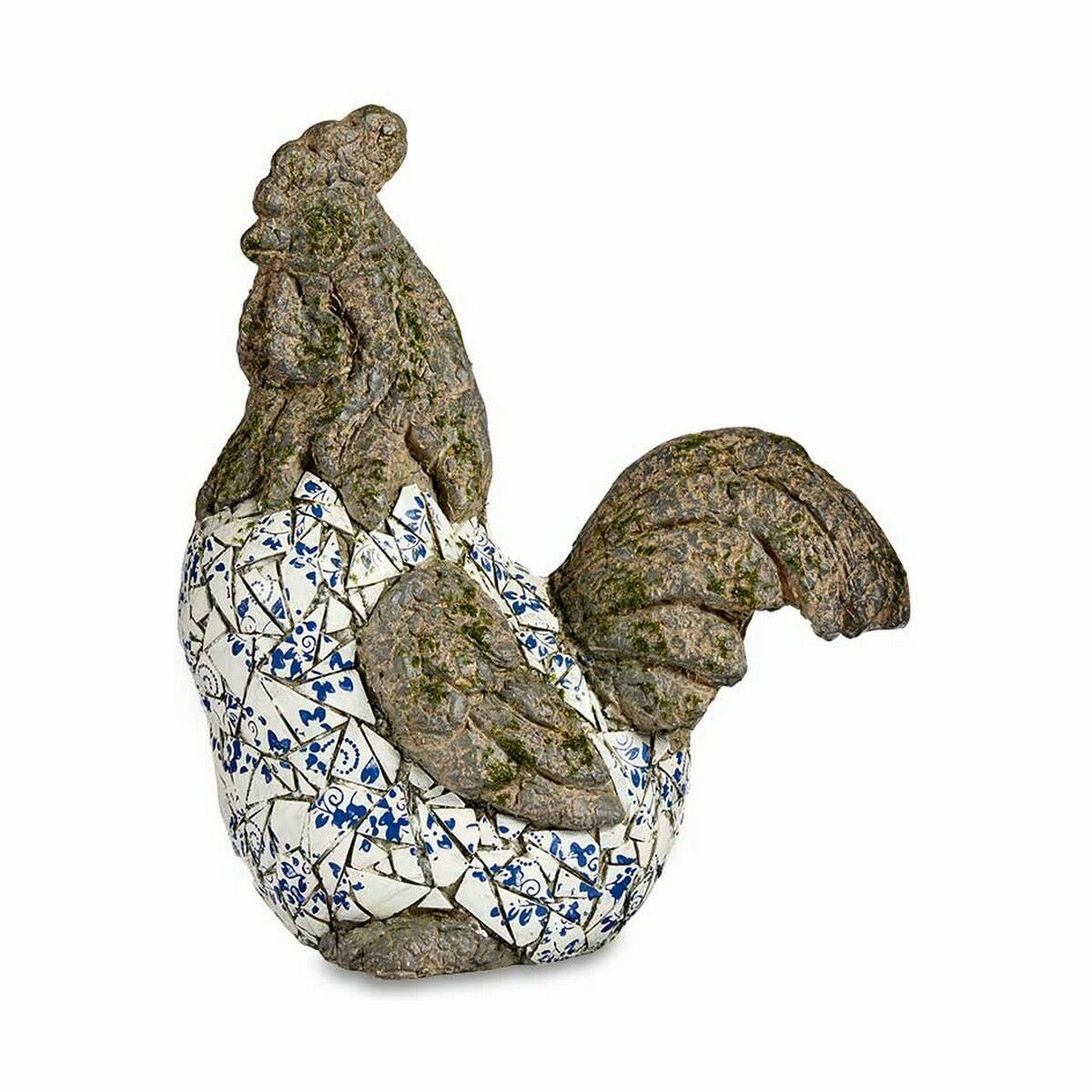 Dekorativ Trädgårdsfigur Ibergarden Polyresin Tupp 22,5 x 46 x 41,5 cm (2 antal) - 4