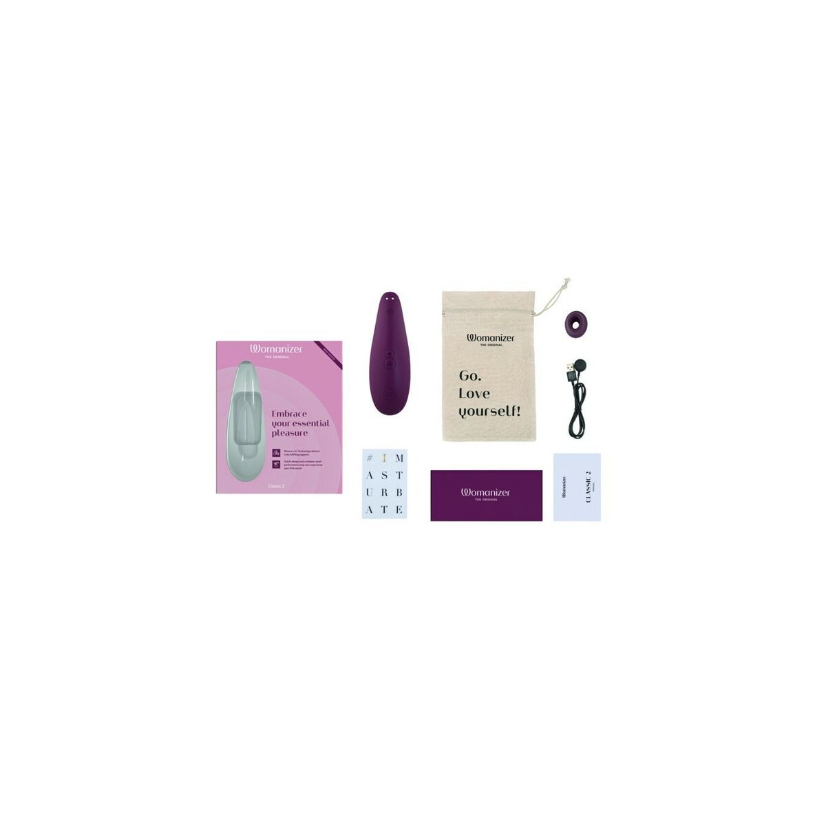Vibrator Womanizer WOMANIZER CLASSIC 2 BORDEAUX Bordeaux - 8