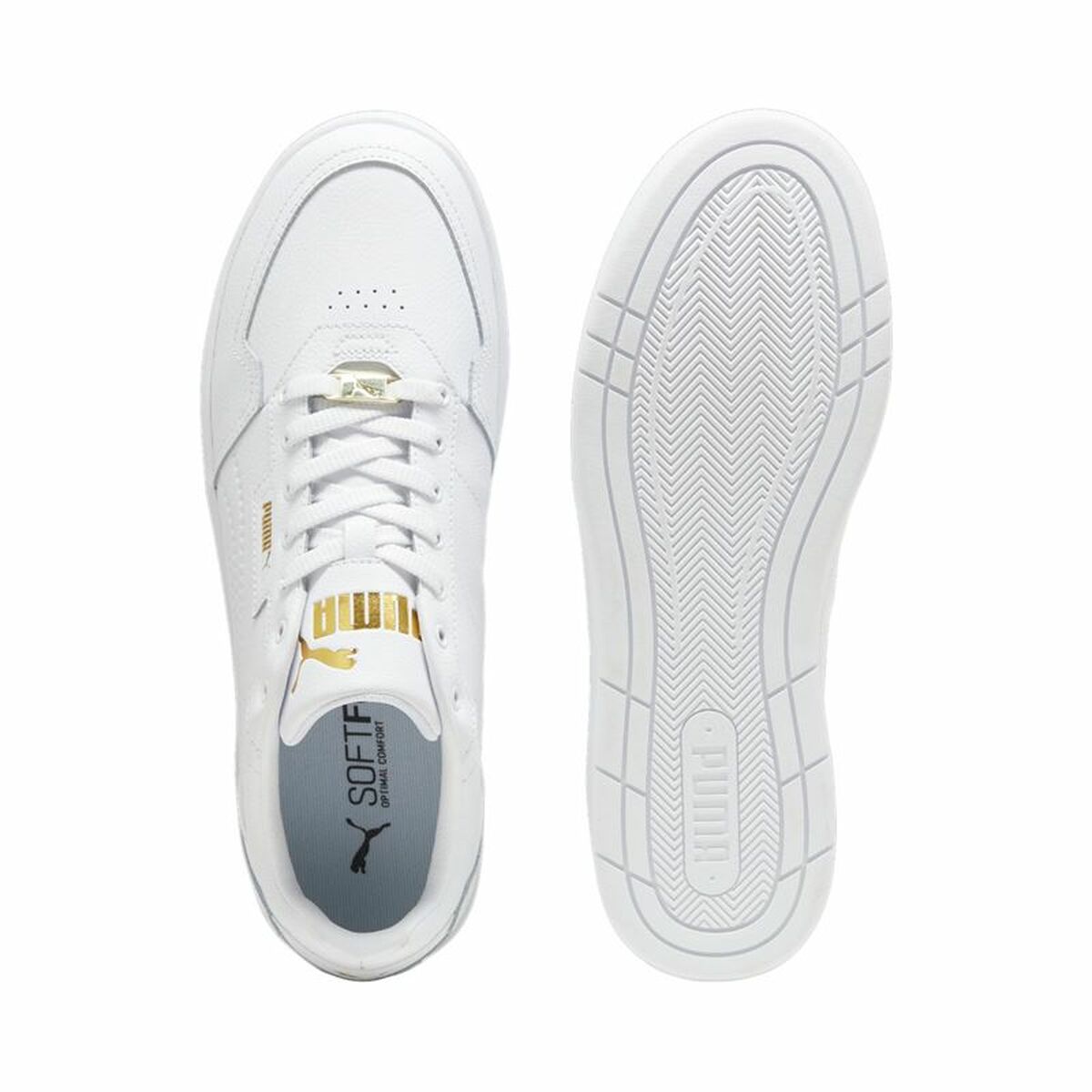 Sportskor Casual Puma Court Classic Vit - 3