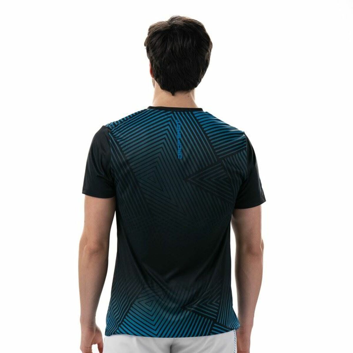 T-shirt med kortärm Herr Drop Shot Abian Campa Svart Padel - 3