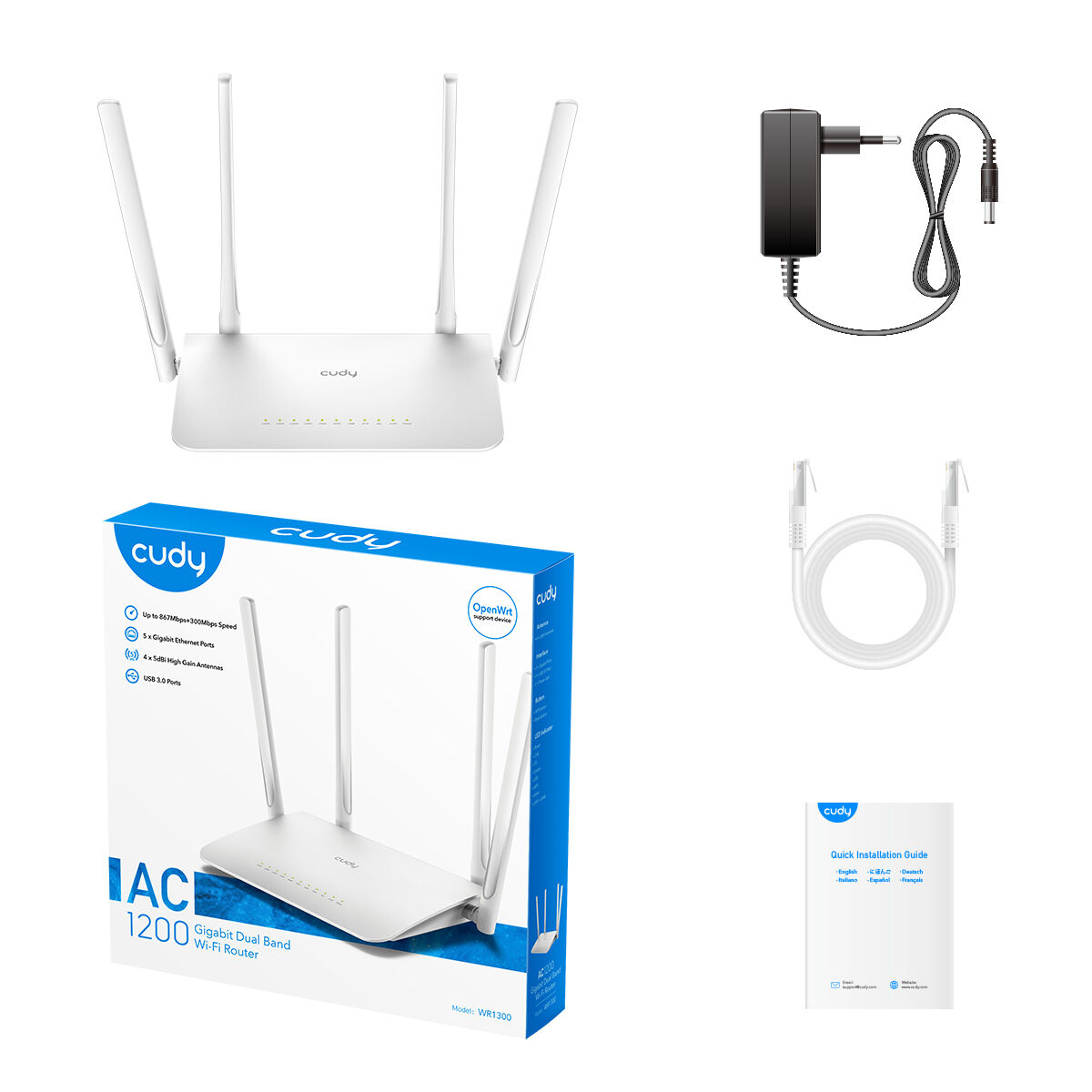 Router Cudy AC1200 - 3