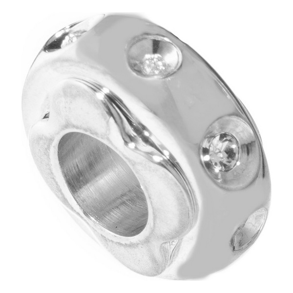 Dampärlor Folli Follie 3P13F017C Grå 1,5 cm