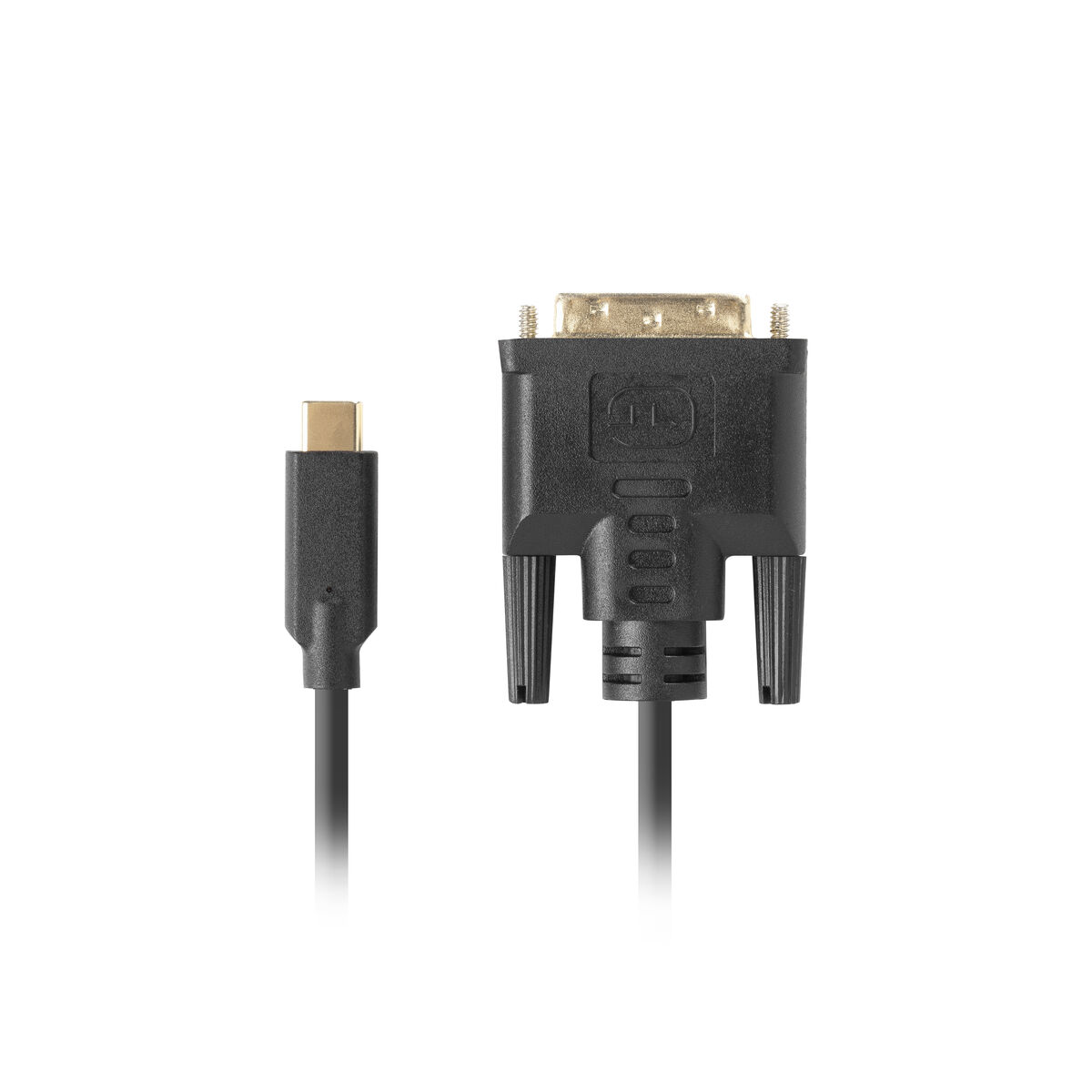USB-C till DVI-D Kabel Lanberg CA-CMDV-10CU-0018-BK Svart 1,8 m - 2