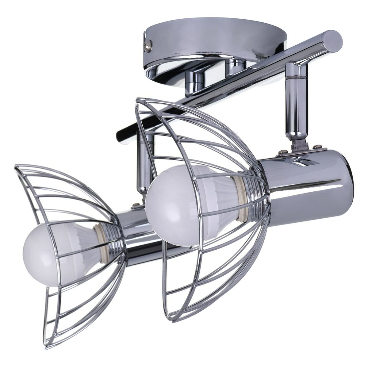 Taklampa Activejet AJE-GIZEL 2P Silvrig Metall 40 W - 5