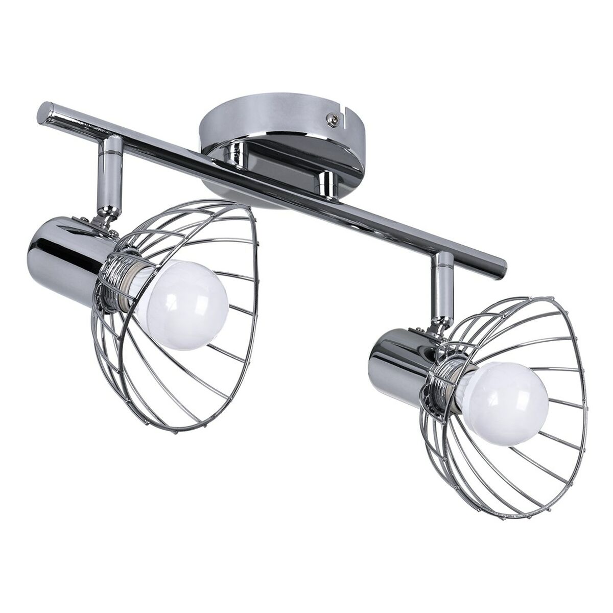 Taklampa Activejet AJE-GIZEL 2P Silvrig Metall 40 W - 7