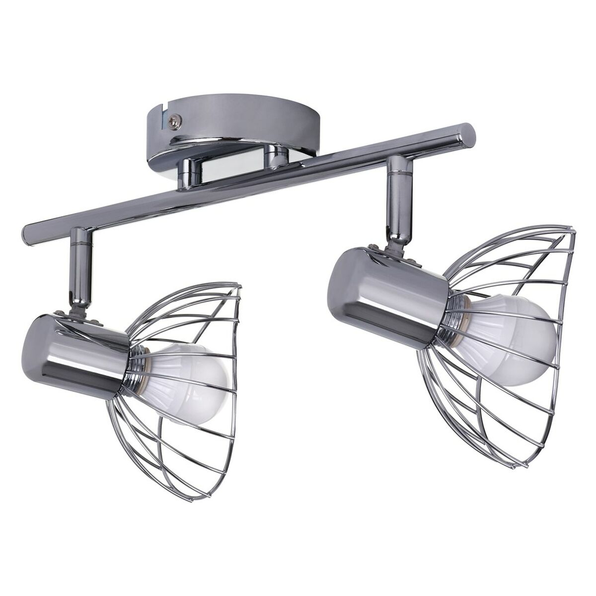 Taklampa Activejet AJE-GIZEL 2P Silvrig Metall 40 W