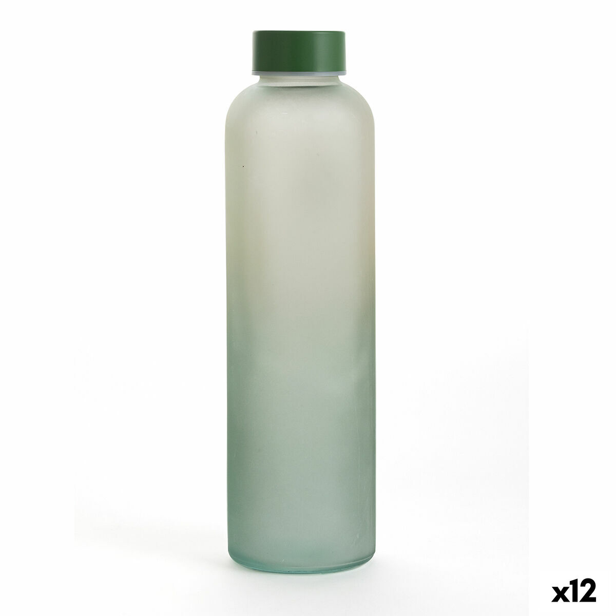 Vattenflaska Quid Quidate Grön Glas 600 ml (12 antal)