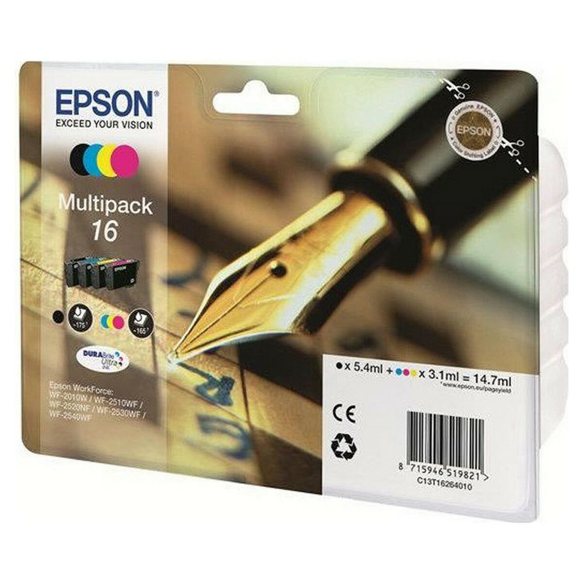 Original Bläckpatron Epson Multipack 16 Svart - 2