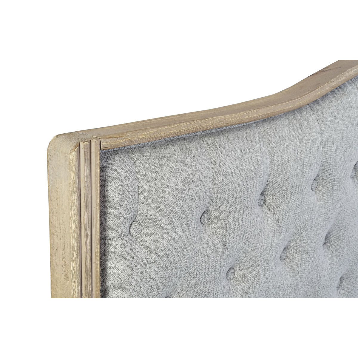 Sänggavel DKD Home Decor Grå Gummiträ 160 x 10 x 120 cm - 2