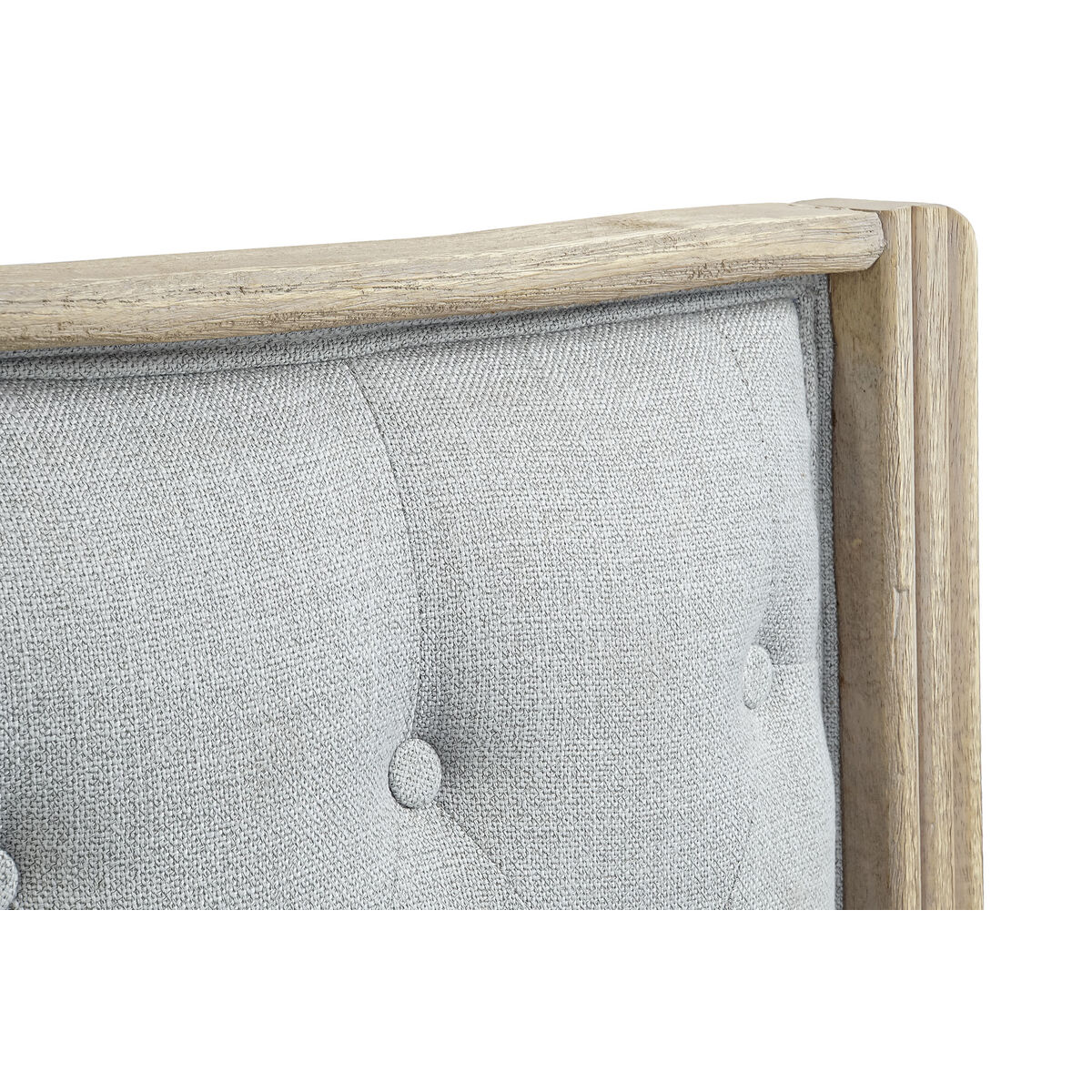 Sänggavel DKD Home Decor Grå Gummiträ 160 x 10 x 120 cm - 3