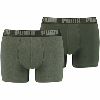 Boxershorts, Herr Puma Basic 2 Delar Mörkgrön