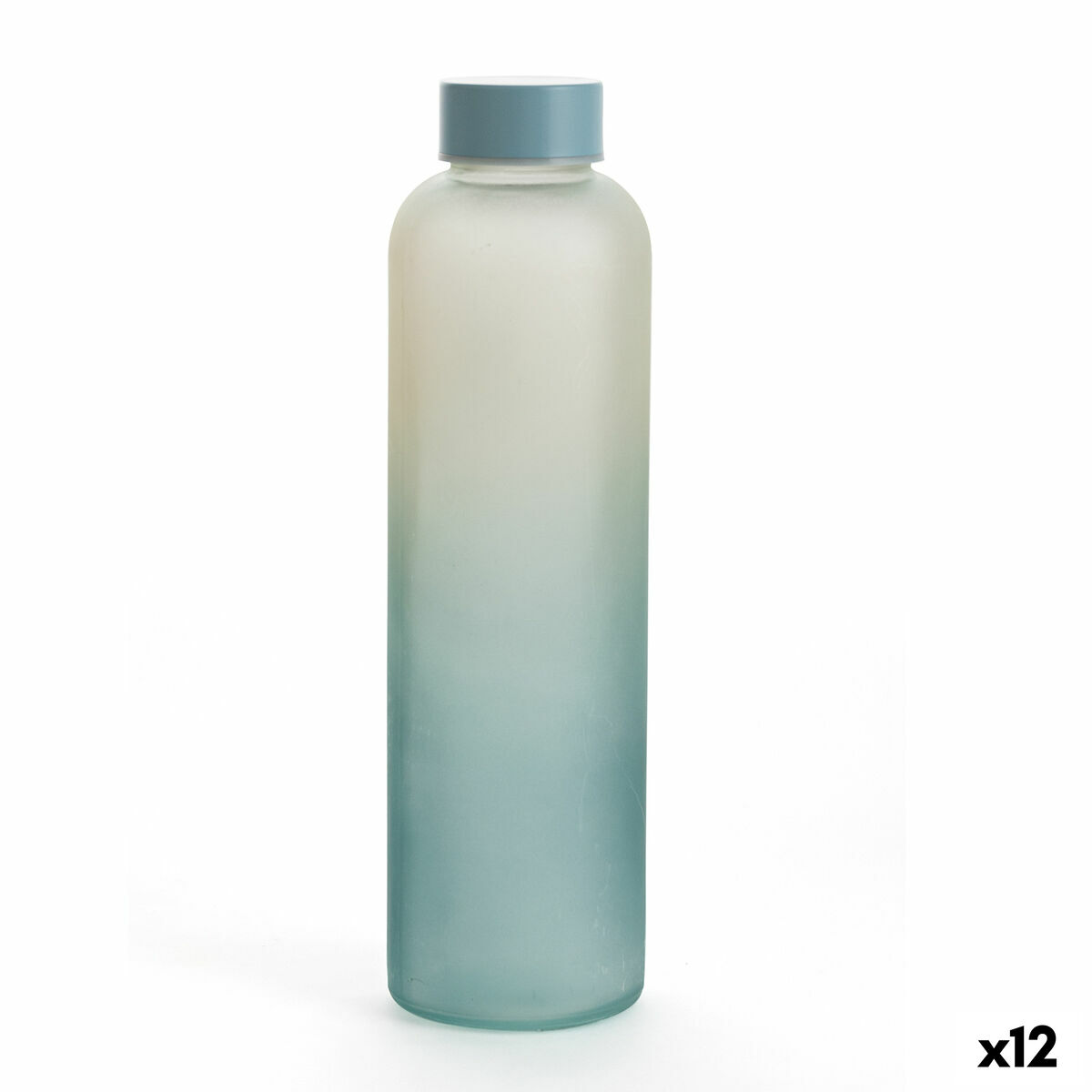 Vattenflaska Quid Quidate Blå Glas 600 ml (12 antal)