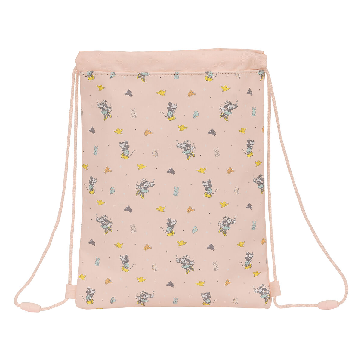 Skopåse med remmar Minnie Mouse Baby Rosa 26 x 34 x 1 cm - 2