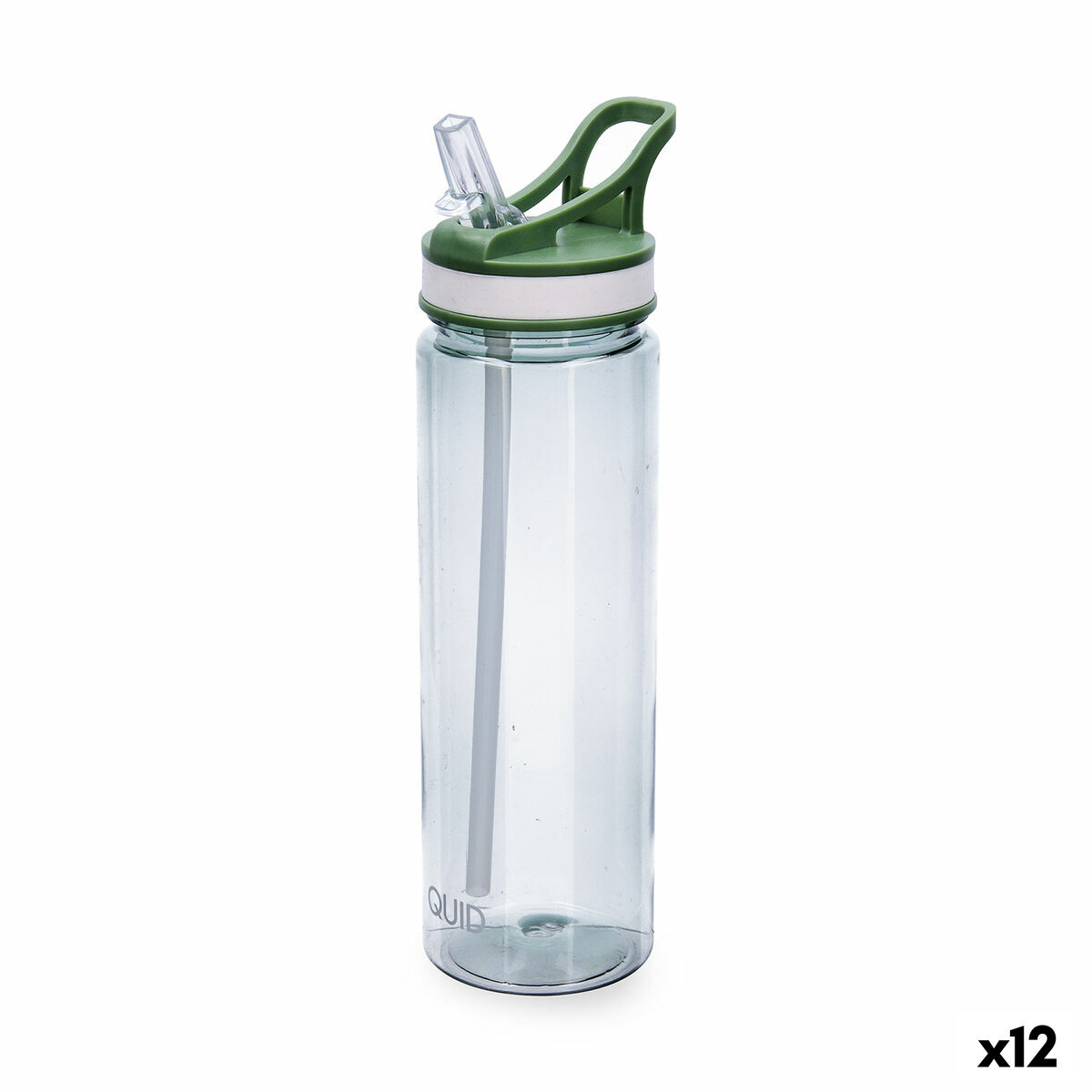 Vattenflaska Quid Quidate Grön Plast 700 ml (12 antal)