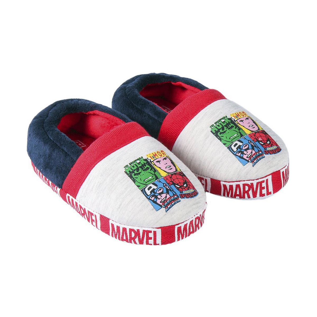 Hustofflor The Avengers Ljusgrå - 5
