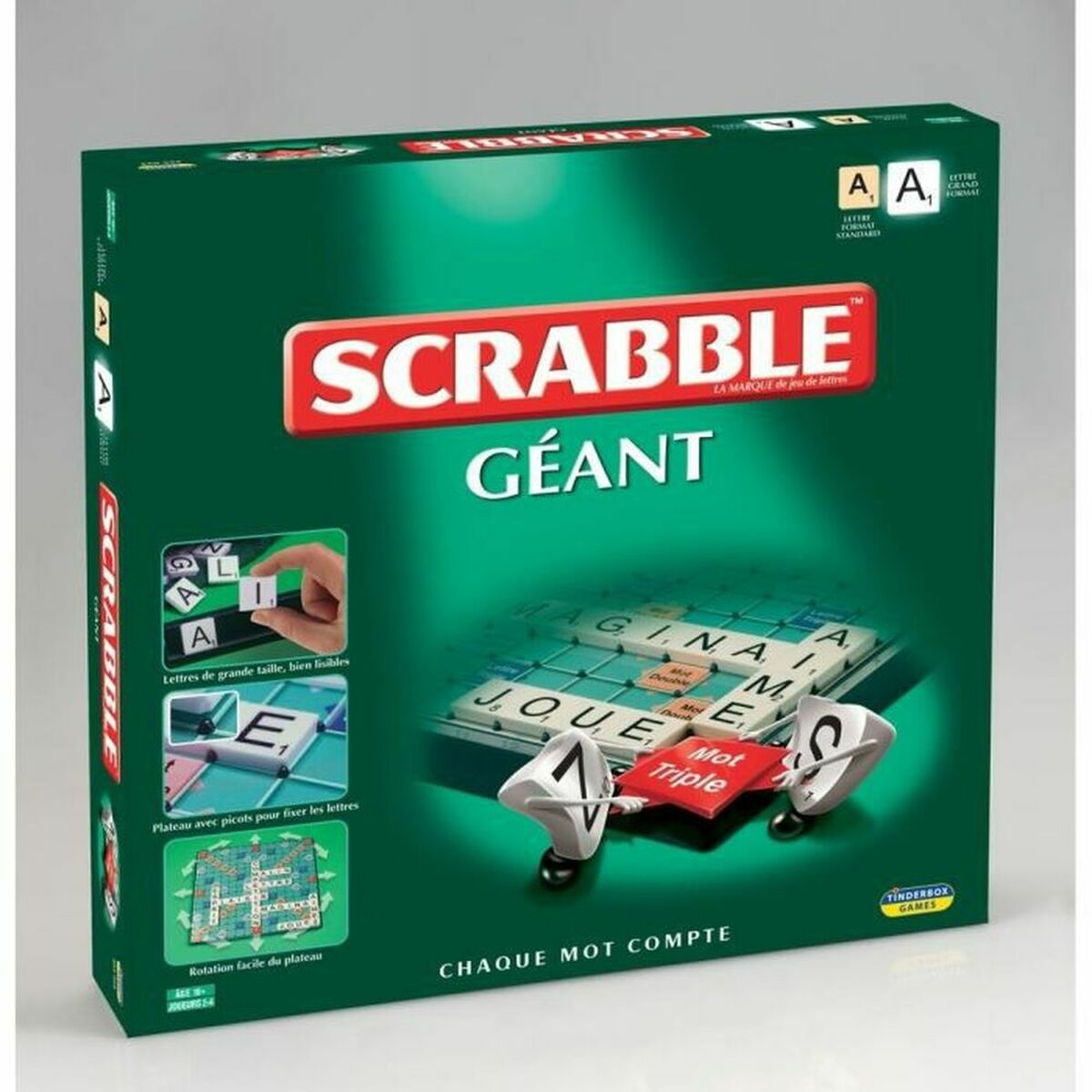 ordspel Megableu Scrabble Geant Blå (1 Delar) (FR) - 4