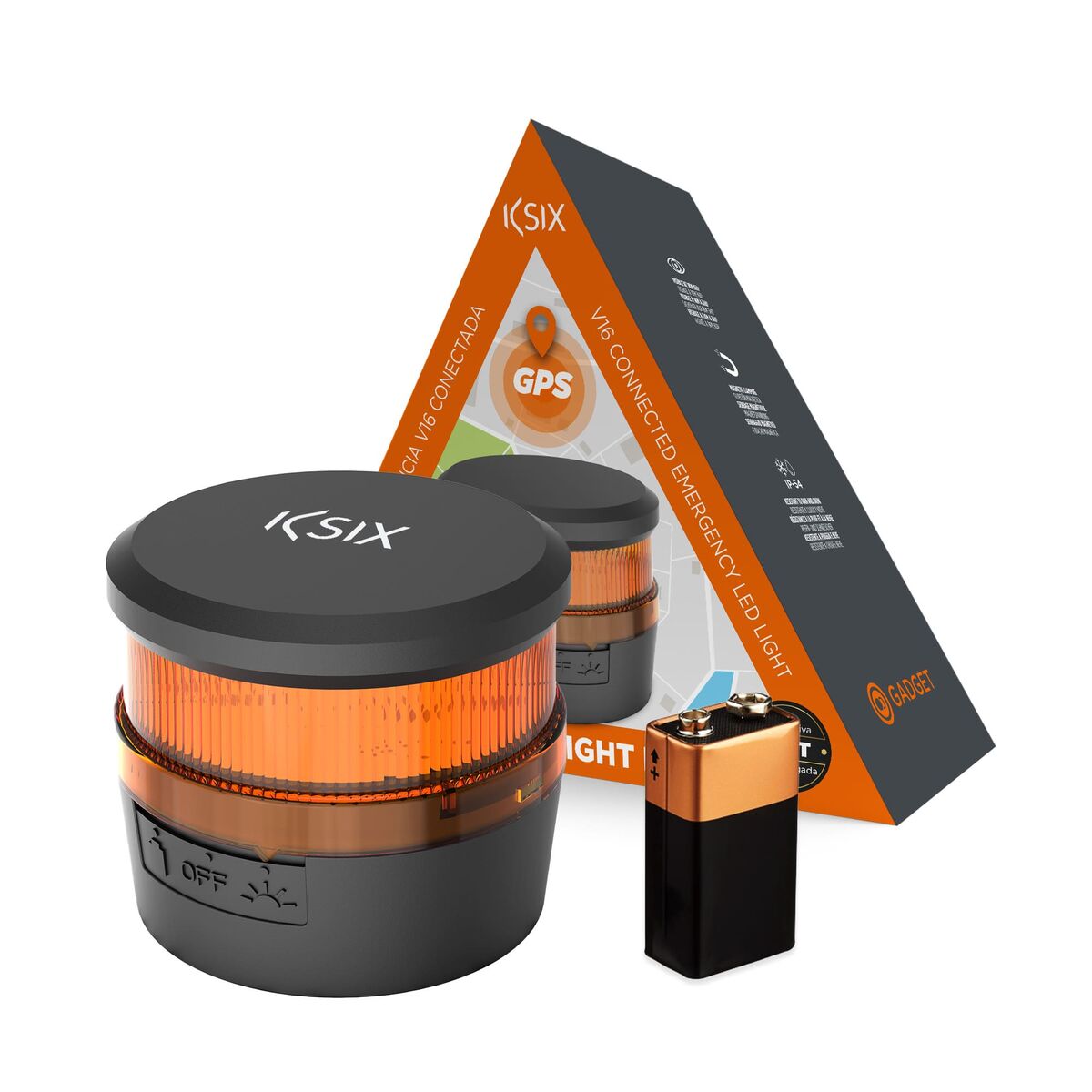 Nödlampa KSIX Safety Light IoT V16