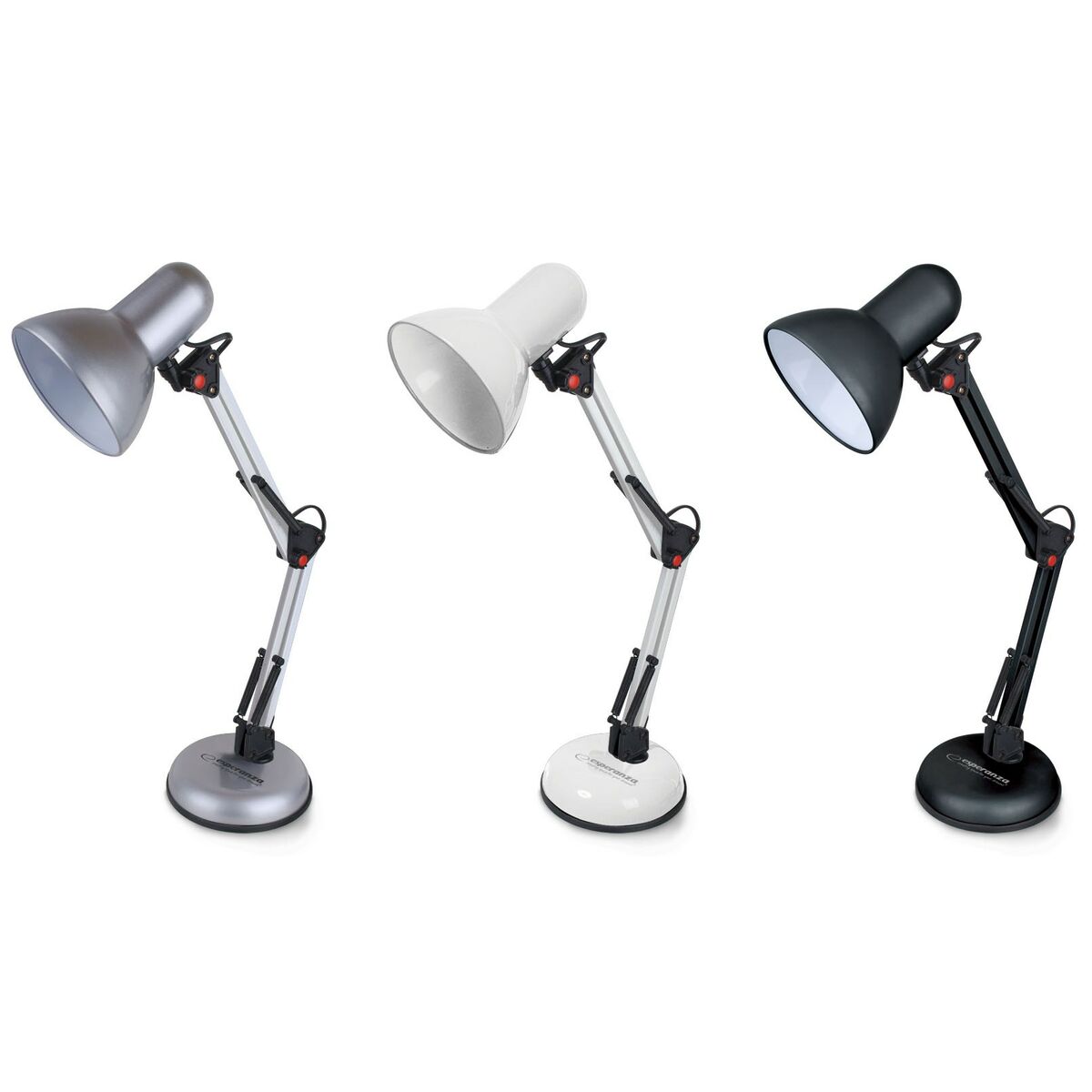 Skrivbordslampa Esperanza ELD112K Svart Plast 12 W - 2