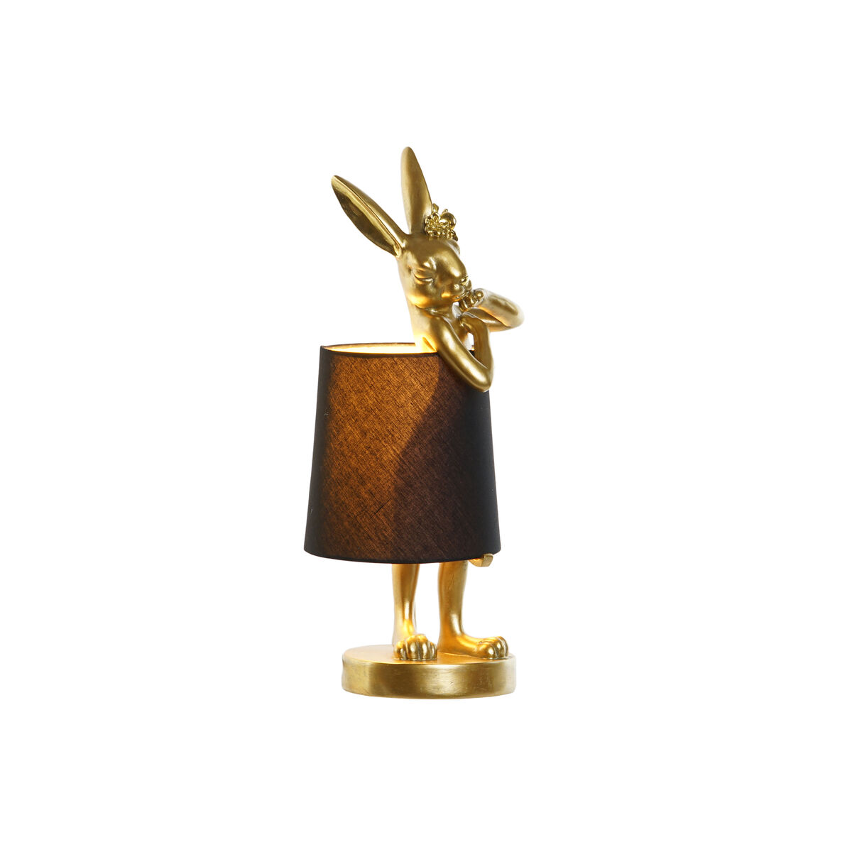 Bordslampa Home ESPRIT Svart Gyllene Harts 40 W 220 V 16 x 16 x 43 cm - 4