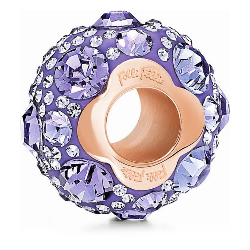 Dampärlor Folli Follie 3P13T018RX Violett (1 cm) - 2