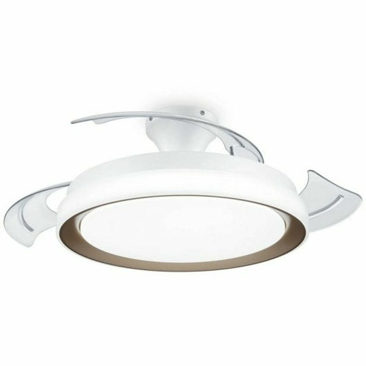 Takfläkt med belysning Philips 929004081801 Vit Gyllene (4000 K) (2700 K)