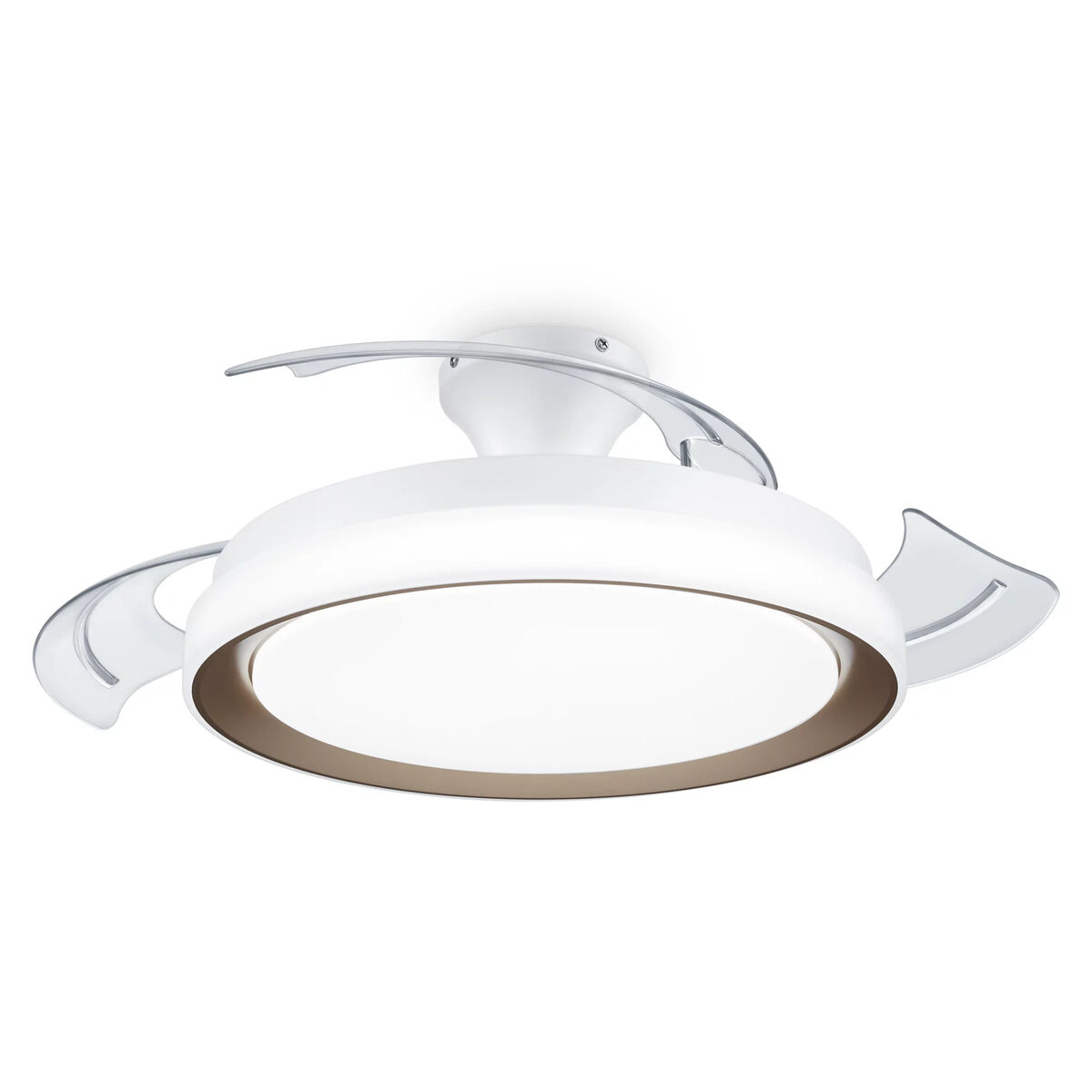 Takfläkt med belysning Philips 929004081801 Vit Gyllene (4000 K) (2700 K) - 3