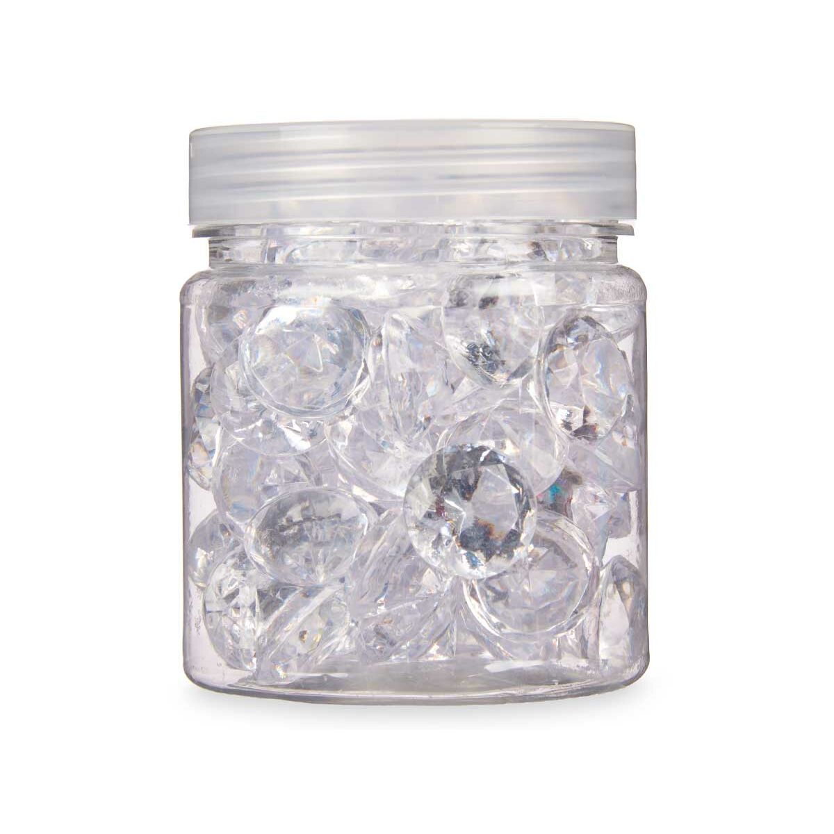 Dekorativa stenar Gift Decor Transparent 150 g Diamant (16 antal) - 4