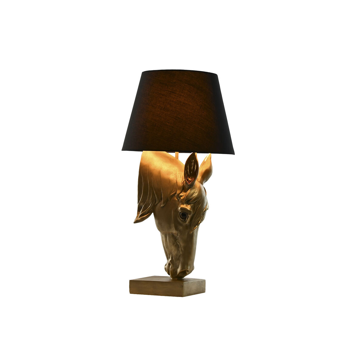 Bordslampa Home ESPRIT Svart Gyllene Harts 50 W 220 V 30 x 30 x 59 cm - 4