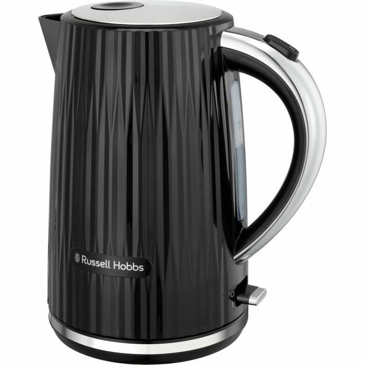 Vattenkokare Russell Hobbs Svart Rostfritt stål Plast 2400 W 1,7 L