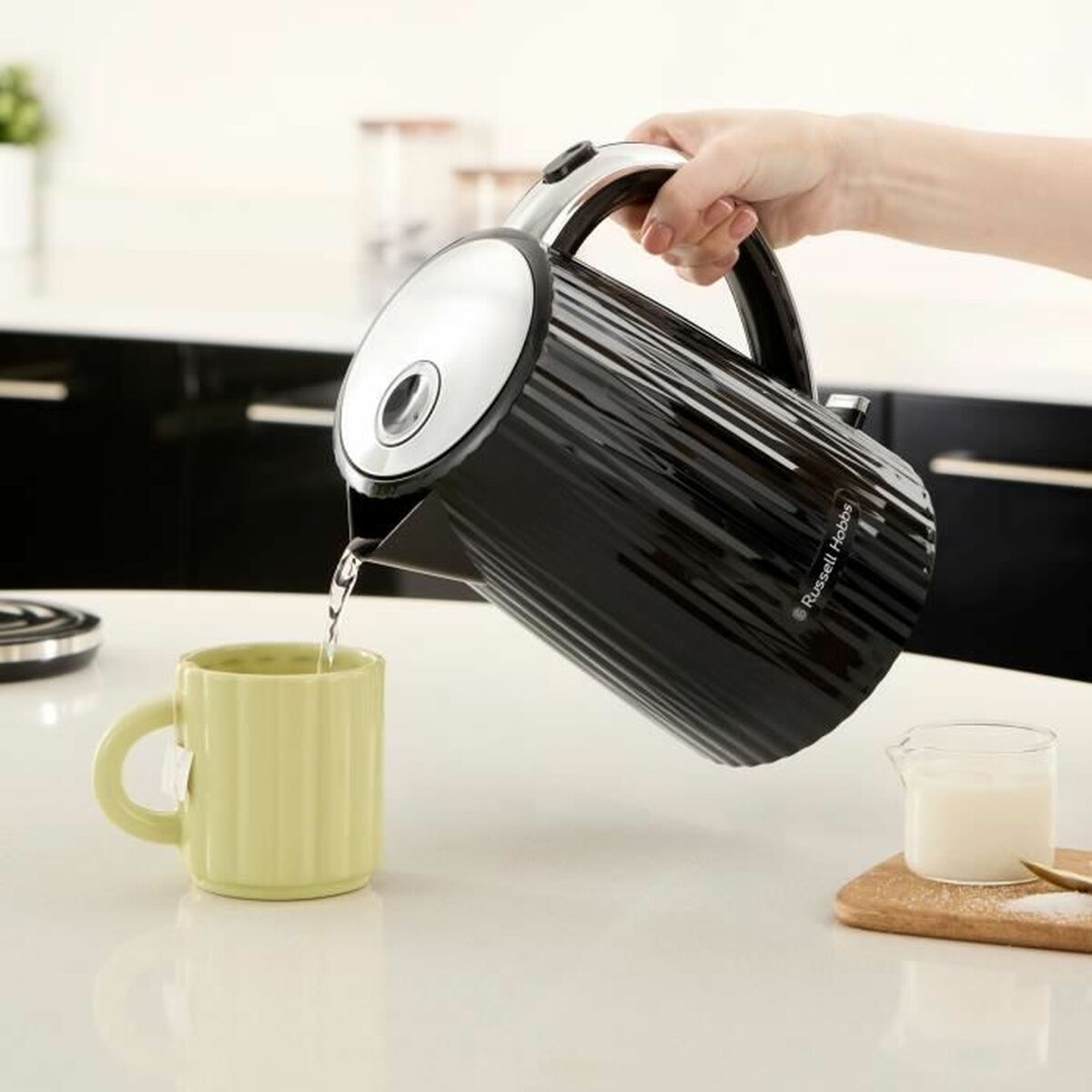 Vattenkokare Russell Hobbs Svart Rostfritt stål Plast 2400 W 1,7 L - 3