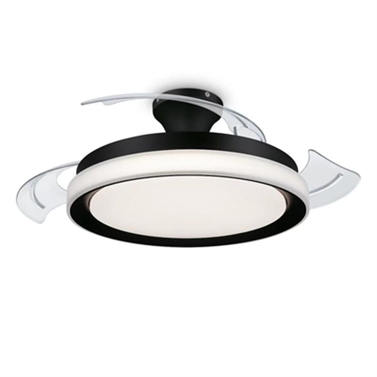 Takfläkt med belysning Philips Atlas Vit Svart (4000 K) (2700 K)