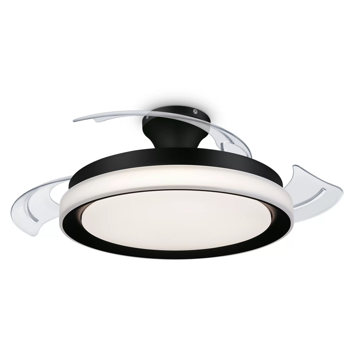 Takfläkt med belysning Philips Atlas Vit Svart (4000 K) (2700 K) - 2