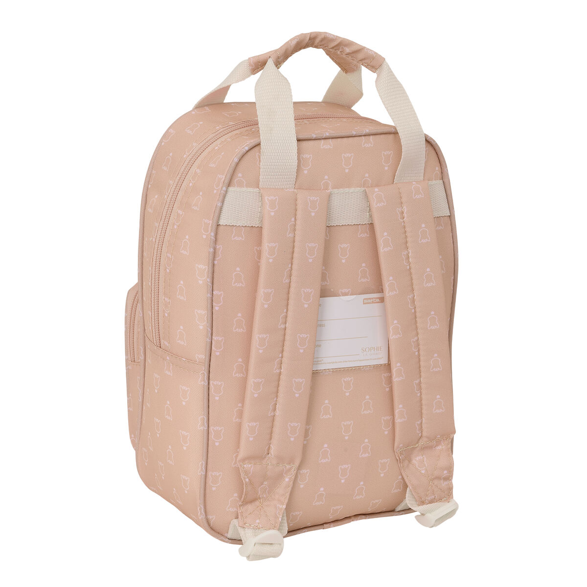 Skolryggsäck Sophie la Girafe Beige 20 x 28 x 8 cm - 3