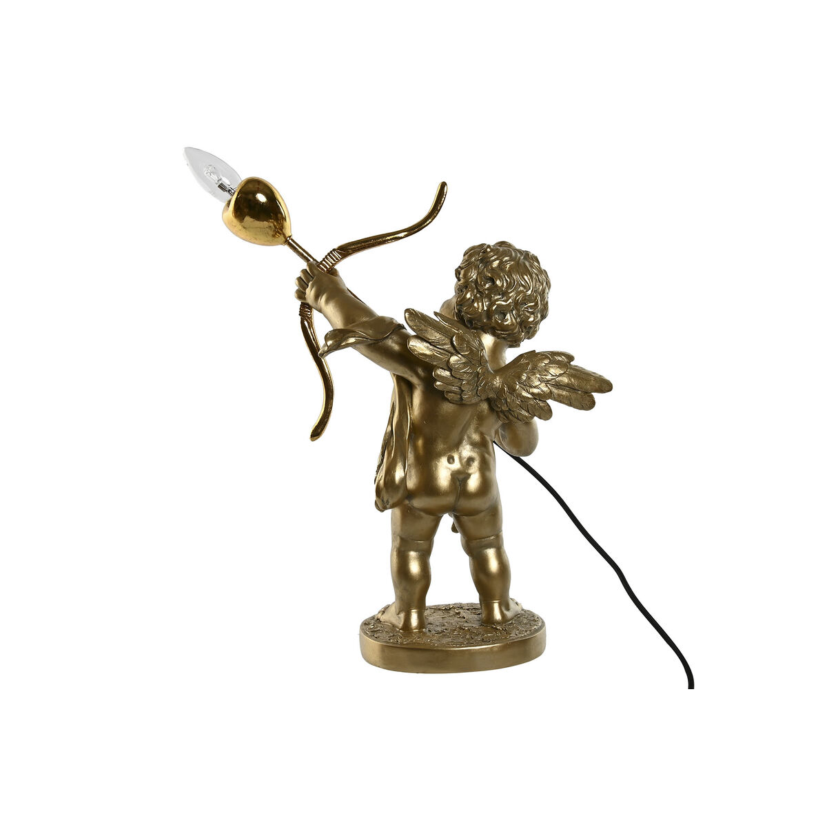 Bordslampa Home ESPRIT Gyllene Harts 220 V 31,5 X 22 X 47 cm - 4