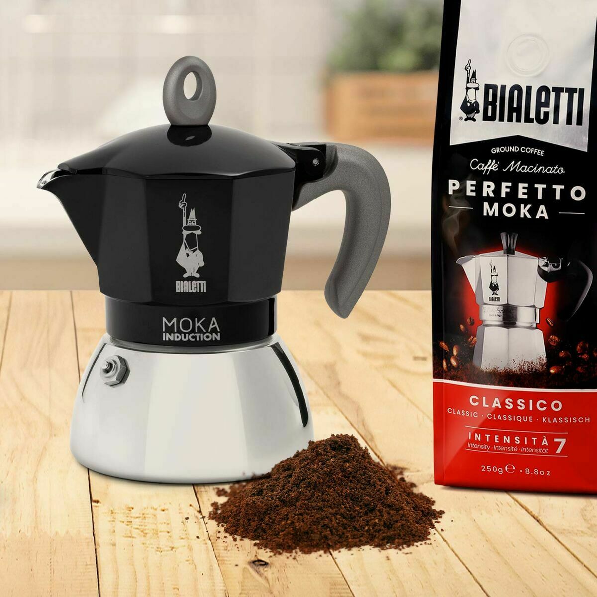 Italiensk Kaffepanna Bialetti 0006934/NP Svart Aluminium - 3