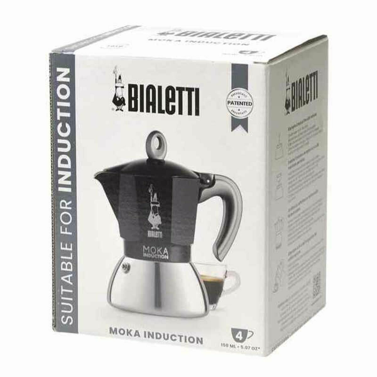 Italiensk Kaffepanna Bialetti 0006934/NP Svart Aluminium - 2