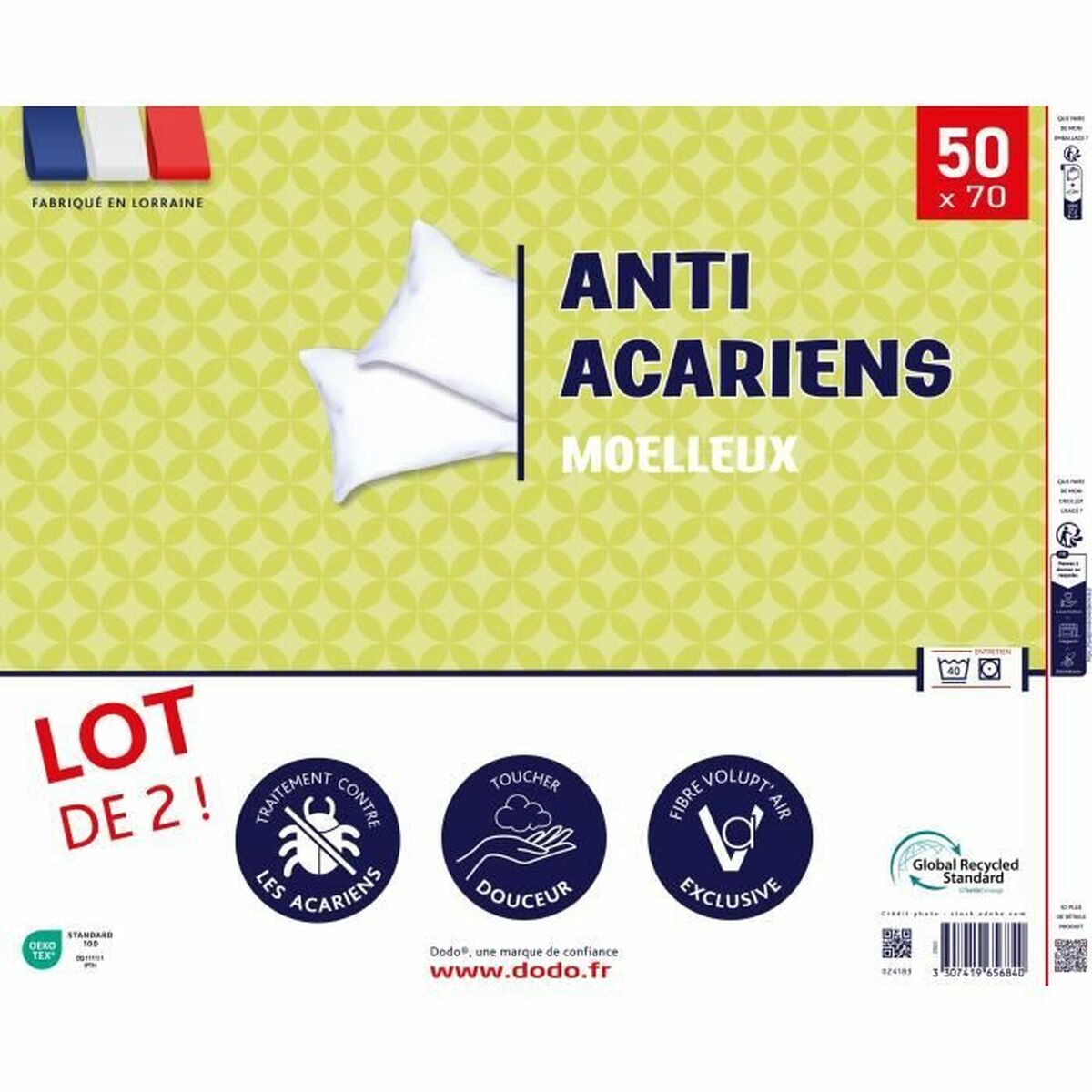 Set med 2 kuddar DODO 50 x 70 cm - 2