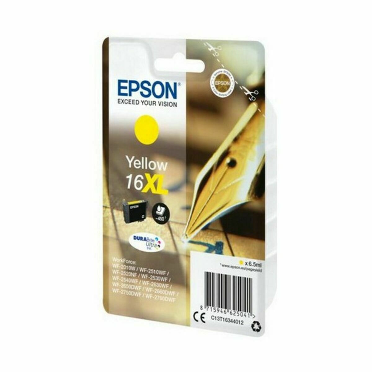 Original Bläckpatron Epson C13T16344012 Gul - 2