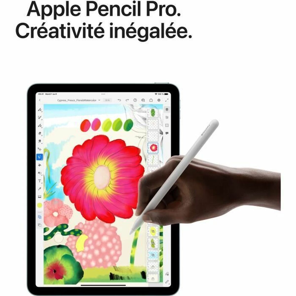 Läsplatta Apple starlight 13" M3 8 GB RAM 1 TB - 3
