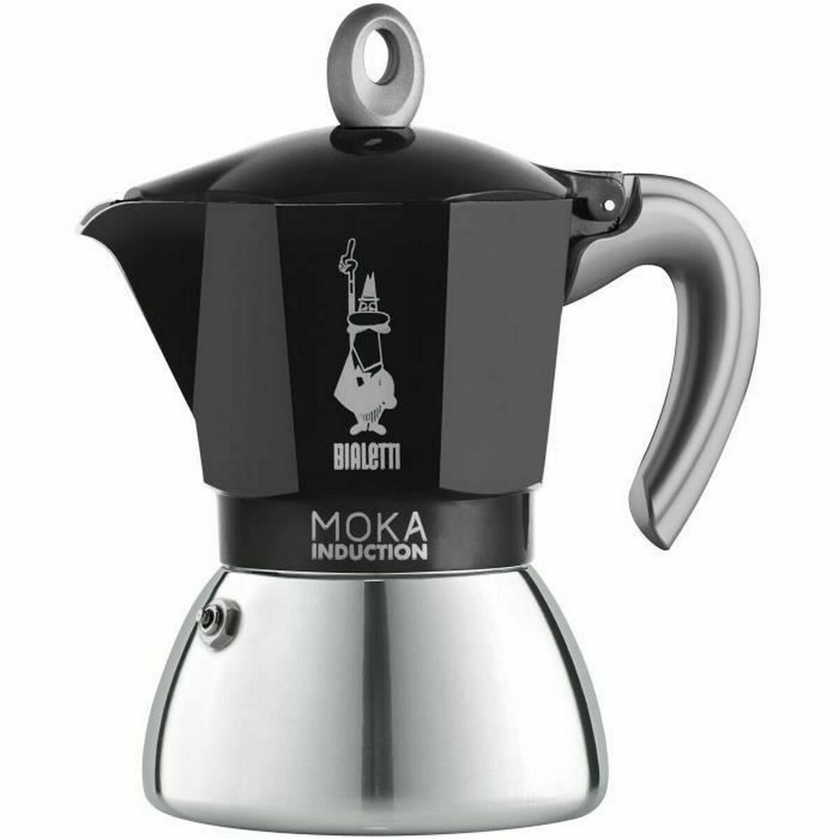 Italiensk Kaffepanna Bialetti 0006936/NP Svart Grå Metall Aluminium
