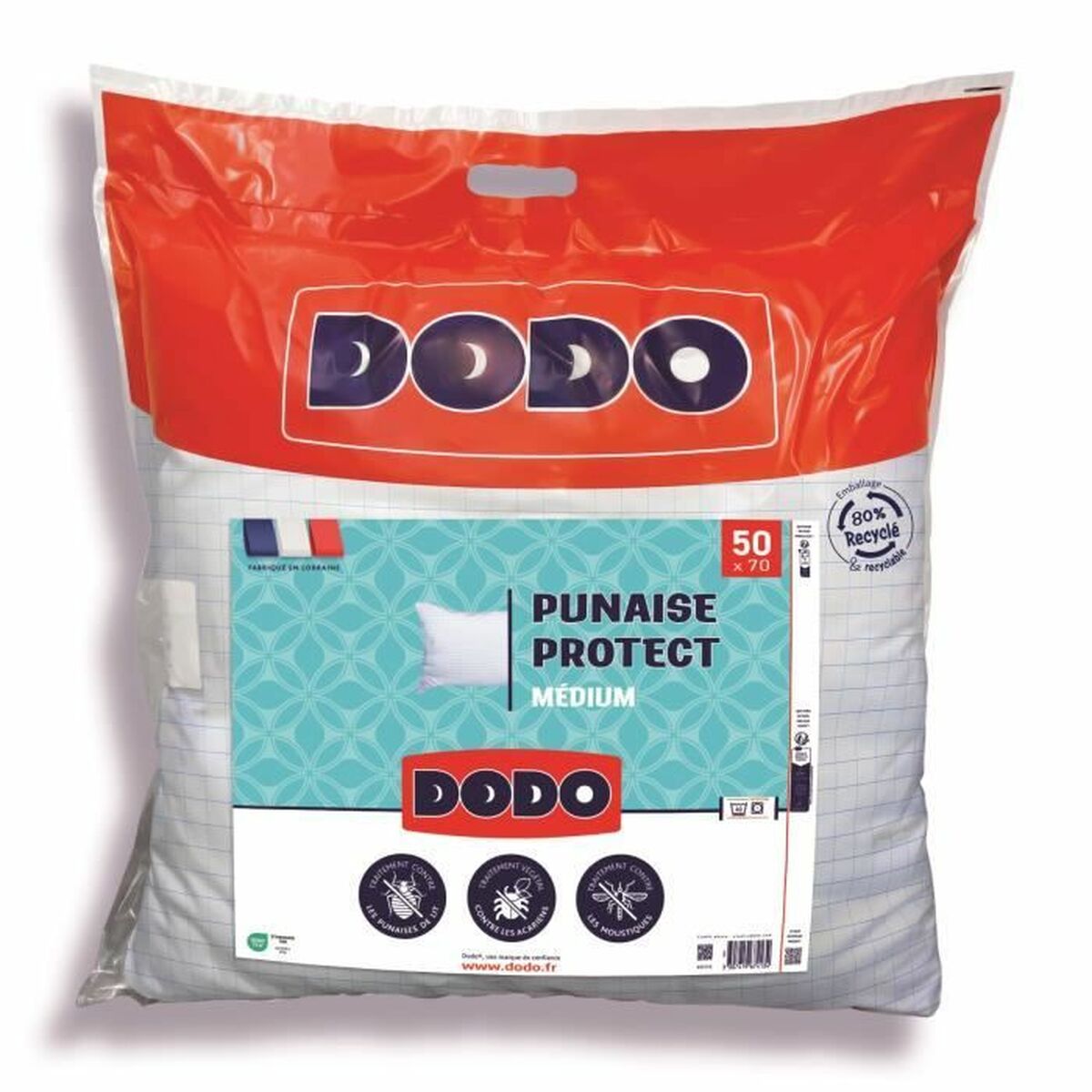 Kudden DODO Vit 50 x 70 cm